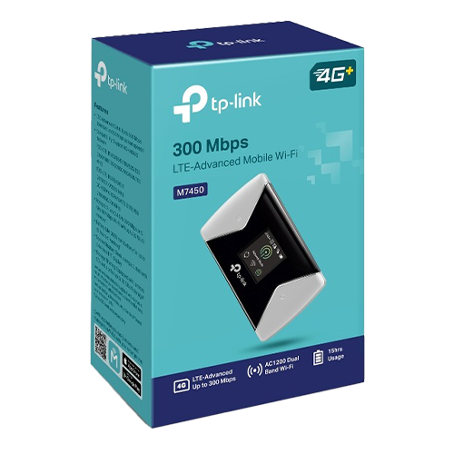 Router portabil TP-Link M7450, Dual-Band, 300Mbps, 4G LTE - TP-LINK M7450 – TP-LINK M7450