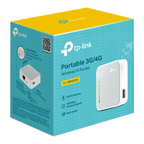Router wireless portabil TP-LINK TL-MR3020 N300 3G/4G - TP-LINK TL-MR3020 – TP-LINK TL-MR3020