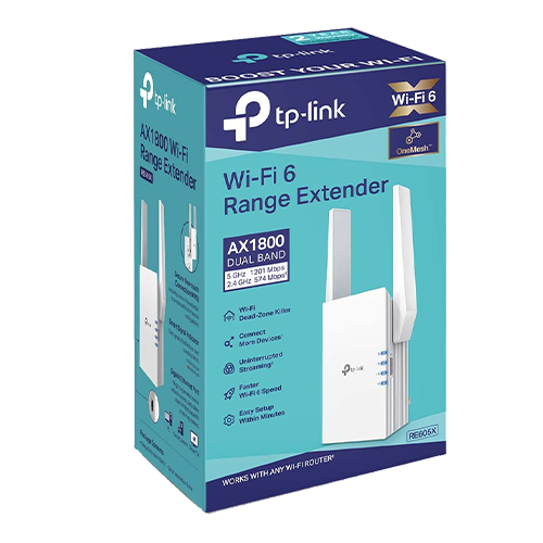 Wireless Range Extender TP-Link RE605X Wi-Fi 6 Dual-Band Gigabit AX1800 - TP-LINK RE605X – TP-LINK RE605X