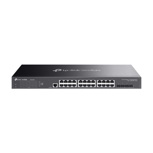 TP-LINK SG3428X – Switch 24 porturi RJ45 Gigabit, 4 x SFP+ 10G, L2+ Management, 1U - TP-Link Omada SG3428X Switch 24 porturi RJ45 Gigabit, 4 x SFP+ 10G, L2+ Management, 1U - TP-Link Omada SG3428X – TP-LINK SG3428X