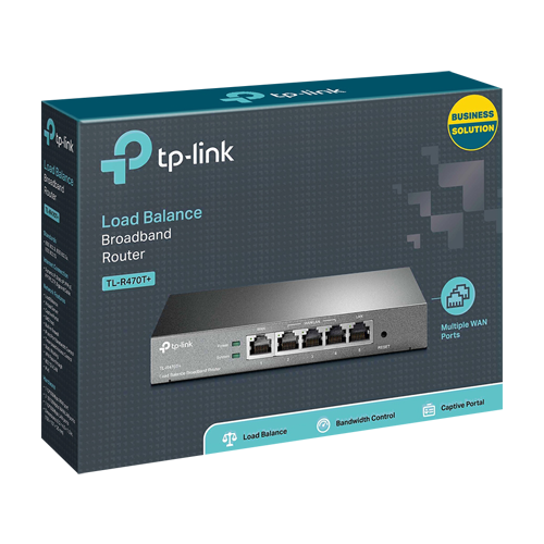 Router 5 porturi RJ45 Gigabit, Load Balancing - TP-Link Omada TL-R470T+ – TP-LINK TL-R470T+
