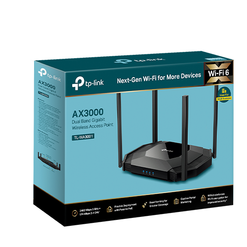 Router Wireless TP-Link TL-WA3001, AX3000, Dual-Band, Wi-Fi 6 - TP-LINK TL-WA3001 – TP-LINK TL-WA3001