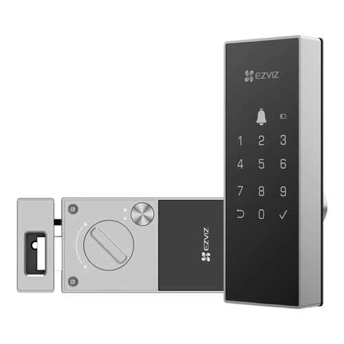 Yala inteligenta, Wi-Fi, sonerie incorporata, verificare status inchidere, alarma anti-furt, gri - EZVIZ CS-DL03(WP)-Grey – EZVIZ CS-DL03(WP)-Grey