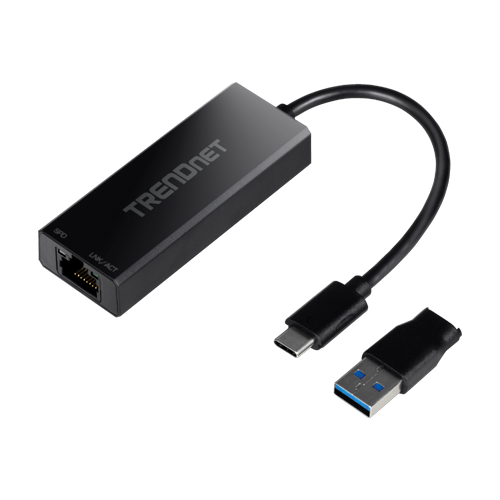 Adaptor USB-C 3.1 la RJ45 2.5G, adaptor USB-A - TRENDnet TUC-ET2G – TRENDnet TUC-ET2G