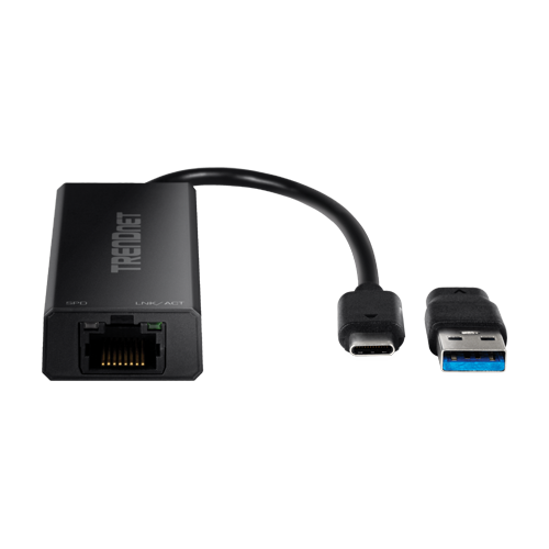 Adaptor USB-C 3.1 la RJ45 2.5G, adaptor USB-A - TRENDnet TUC-ET2G – TRENDnet TUC-ET2G