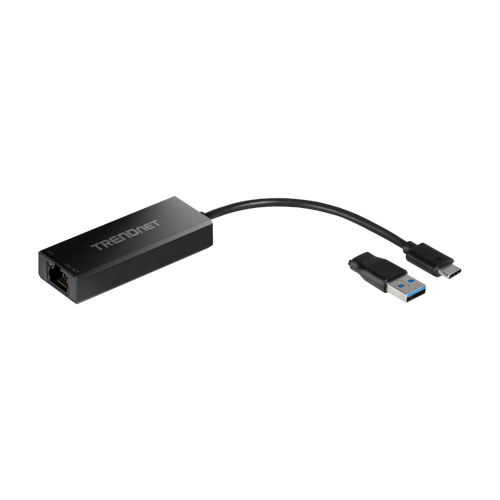 Adaptor USB-C 3.1 la RJ45 2.5G, adaptor USB-A - TRENDnet TUC-ET2G – TRENDnet TUC-ET2G