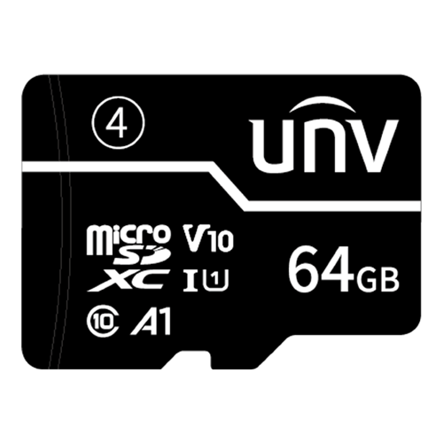 Card memorie 64GB, WHITE CARD - UNV TF-64G-T-C – UNIVIEW TF-64G-T-C