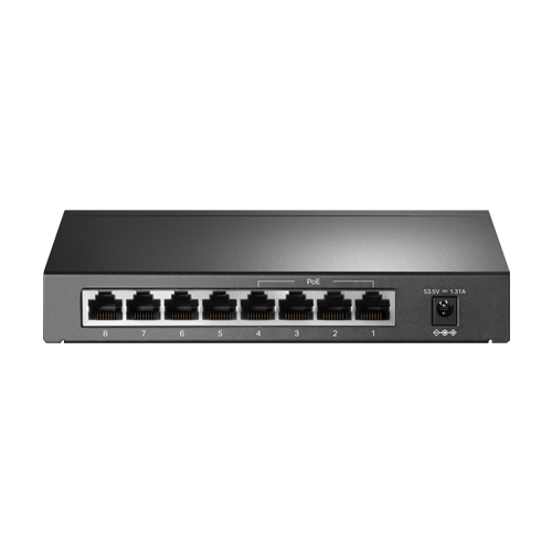 Switch 4 porturi RJ45 10/100 Mbps PoE, 4 x RJ45 10/100 Mbps, Buget PoE 66W, Unmanaged - TP-Link TL-SF1008P – TP-LINK TL-SF1008P