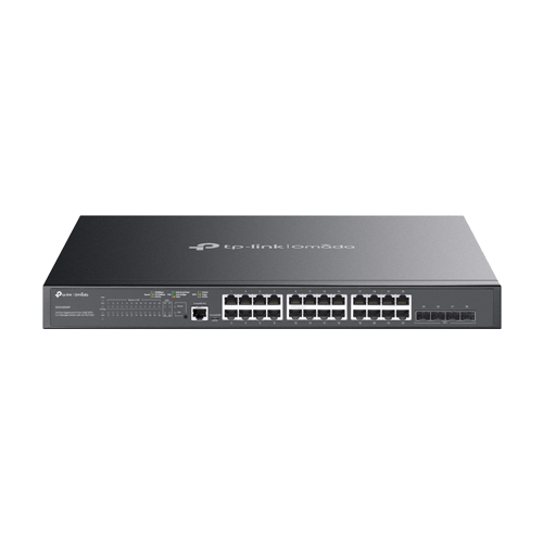 Switch 24 x RJ45 Gigabit PoE, 4 x SFP+ 10G, Buget PoE 384W, L2 Management, 1U - TP-Link Omada SG3428XMP – TP-LINK SG3428XMP