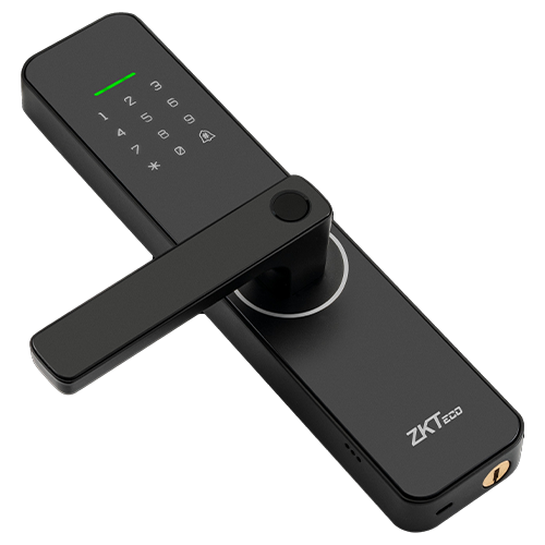 Incuietoare hoteliera WiFi, cititor de amprenta, carduri, tastatura IoT Smart Lock - ZKTeco DL-ML100 – ZKTeco DL-ML100