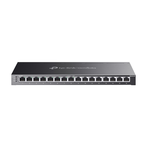 Switch 8 porturi RJ45 Gigabit PoE, 8 x RJ45 Gigabit, Buget PoE 120W, Management - TP-Link Omada SG2016P – TP-LINK SG2016P
