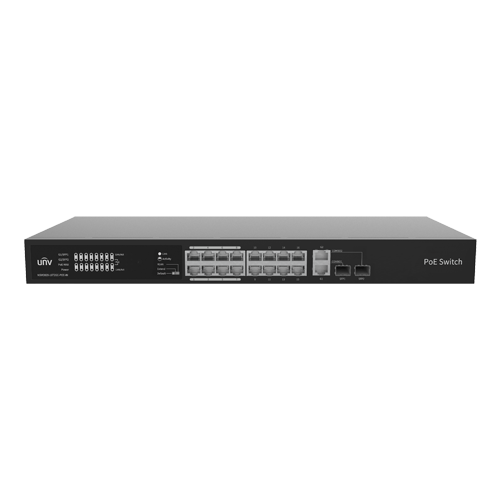 Switch 16 porturi PoE, 2 x Combo Uplink RJ45, Unmanaged - UNV NSW2020-16T2GC-POE-IN – UNIVIEW NSW2020-16T2GC-POE-IN
