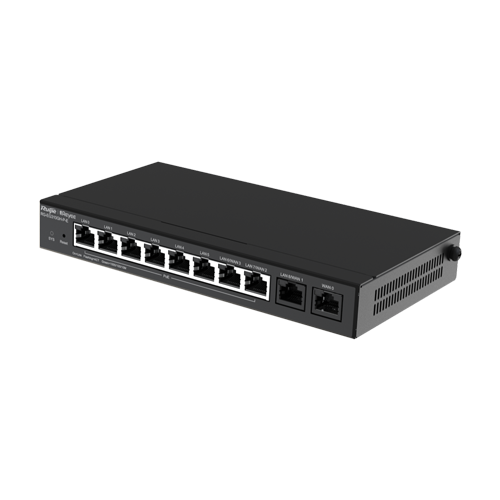 Router 8 x RJ45 1G PoE, 2 x RJ45 1G, Buget PoE 110W, Multi-WAN, Cloud Management - Ruijie RG-EG310GH-P-E – Ruijie Networks RG-EG310GH-P-E