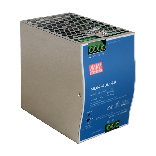 MeanWell NDR-480-48 – Sursa de alimentare in comutatie, 48V / 10A, sina DIN - MEAN WELL NDR-480-48 Sursa de alimentare in comutatie, 48V / 10A, sina DIN - MEAN WELL NDR-480-48 – MeanWell NDR-480-48