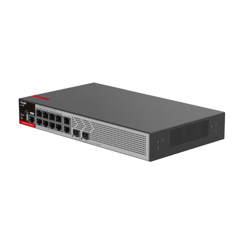 Switch 8 porturi RJ45 1G PoE+, 2 x SFP 2.5G, 2 x RJ45 1G, L2+ Cloud Management, 1U - Ruijie RG-S2915-10GT2MS-P-L – Ruijie Networks RG-S2915-10GT2MS-P-L