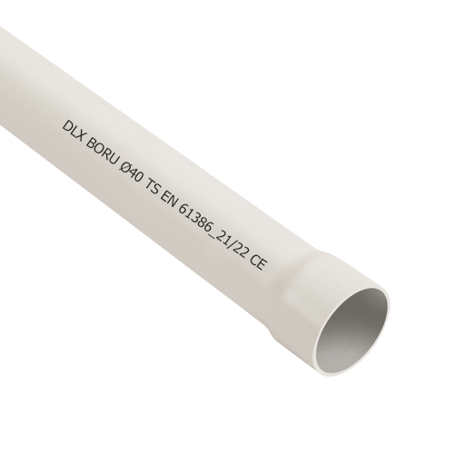 Tub PVC MUFAT D25, 750N, Halogen free, 3m - DLX TRP-805-25 – DLX TRP-805-25