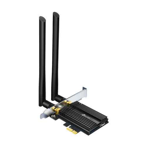Adaptor PCI-E Bluetooth 5.3, Wi-Fi 6, AX3000 Dual-Band, 2 x Antene High-Gain - TP-Link ArcherTX50E – TP-LINK ArcherTX50E