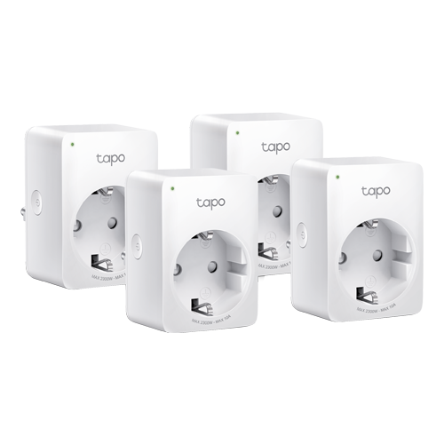 Pachet 4 prize smart, Wi-Fi, 10A, control vocal - TP-Link Tapo TapoP100(4-pack) – TP-LINK TapoP100(4-pack)