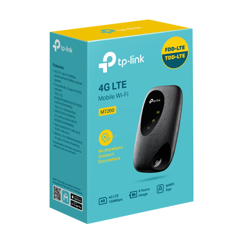 TP-LINK M7200 – Router portabil 4G, Wi-Fi 4, SIM, Baterie 2000 mAh - TP-Link M7200 Router portabil 4G, Wi-Fi 4, SIM, Baterie 2000 mAh - TP-Link M7200 – TP-LINK M7200