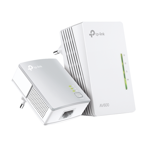 Kit Powerline AV600, Wi-Fi 4, N600 2.4GHz, 2+1 x RJ45 10/100 Mbps - TP-Link TL-WPA4220KIT – TP-LINK TL-WPA4220KIT