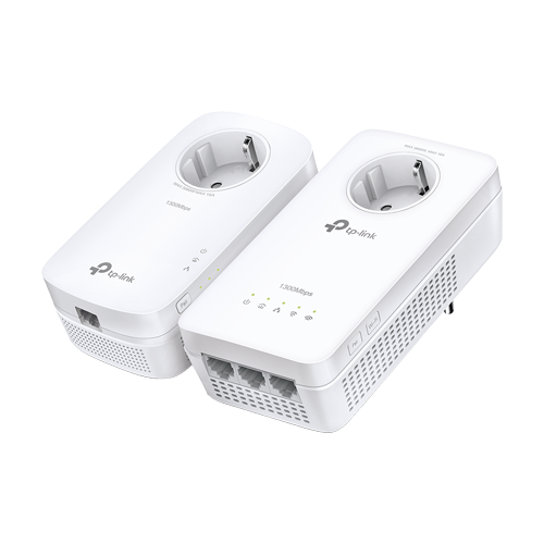 Kit Powerline AV1300, Passthrough, Wi-Fi 5, AC1200 Dual-Band, 3+1 x RJ45 Gigabit - TP-Link TL-WPA8631PKIT – TP-LINK TL-WPA8631PKIT