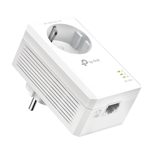 Powerline AV1000, Passthrough, 1 x RJ45 Gigabit - TP-Link TL-PA7017P – TP-LINK TL-PA7017P