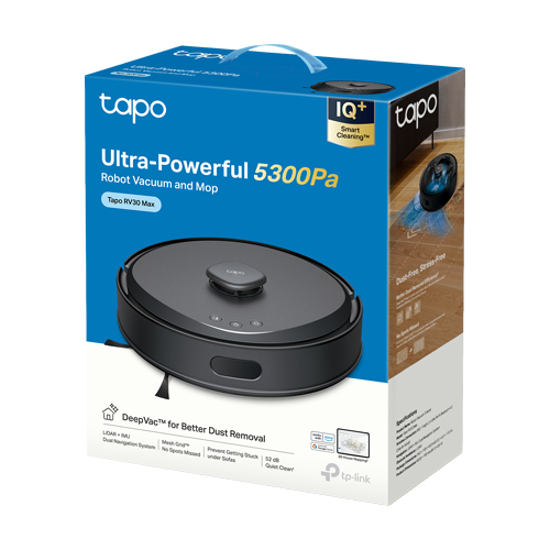 TP-LINK TapoRV30Max – Aspirator robot RV30 Max, Spalare umeda, 5300Pa, LiDAR & Gyro - TP-Link Tapo TapoRV30Max Aspirator robot RV30 Max, Spalare umeda, 5300Pa, LiDAR & Gyro - TP-Link Tapo TapoRV30Max – TP-LINK TapoRV30Max