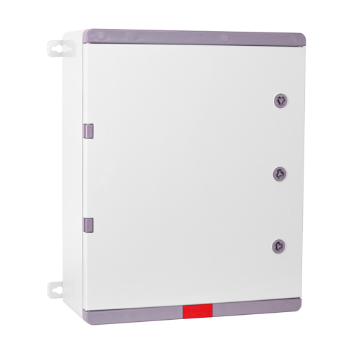 Cutie distributie IP67 din ABS gri, usa mata, placa metalica, 400x500x180 mm PD405018 – Plastim PD405018