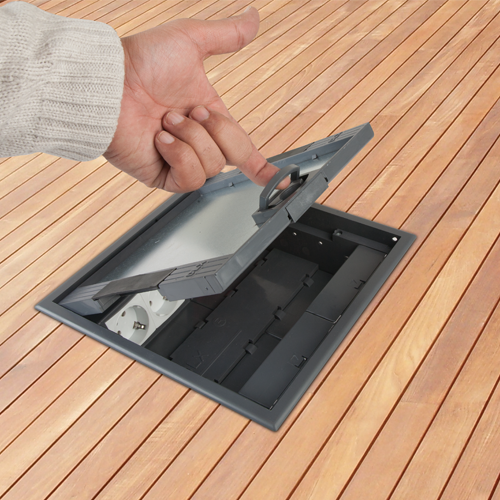 Doza de pardoseala in carcasa metalica - DLX UBS-890-10 – DLX UBS-890-10