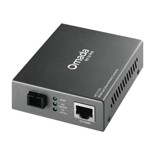 TP-LINK MC111CS – Media Convertor WDM 10/100 Mbps RJ45 - 100 Mbps Single-mode SC Bi-directional - TP-Link Omada MC111CS Media Convertor WDM 10/100 Mbps RJ45 - 100 Mbps Single-mode SC Bi-directional - TP-Link Omada MC111CS – TP-LINK MC111CS