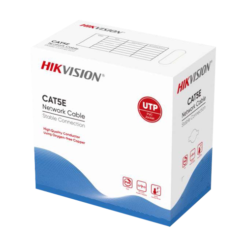 DS-1LN5E-EU-C7 | HIKVISION | Cablu U/UTP cat5e 0.45mm, cupru integral, cutie 305 metri - HIKVISION DS-1LN5E-EU-C7 Cablu U/UTP cat5e 0.45mm, cupru integral, cutie 305 metri - HIKVISION DS-1LN5E-EU-C7