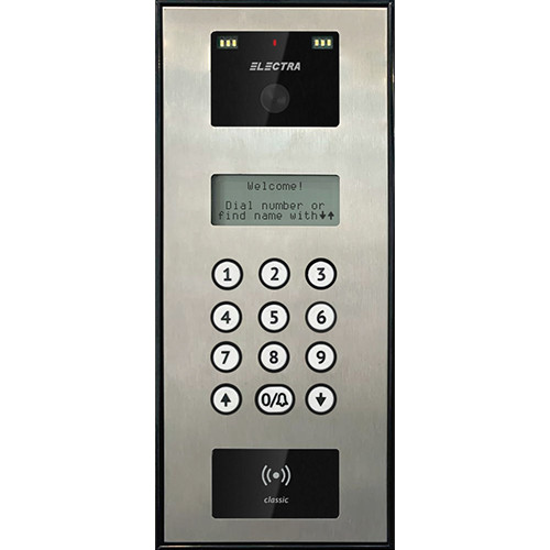 ELECTRA P4S.VBS – Panou exterior audio, semiduplex digital - ELECTRA P4S.VBS Panou exterior audio, semiduplex digital - ELECTRA P4S.VBS – ELECTRA P4S.VBS
