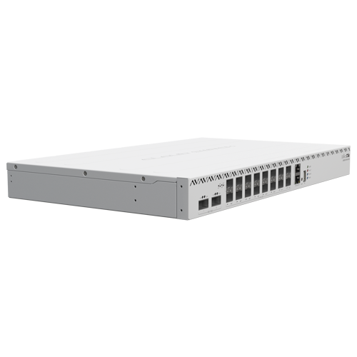 Switch 2 x QSF28 100G, 16 x SFP28 25G, 2 x RJ45 100 Mbps, 1U - MikroTik CRS518-16XS-2XQ-RM – Mikrotik CRS518-16XS-2XQ-RM