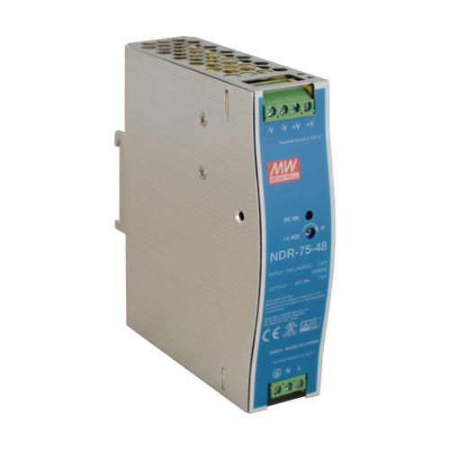 MeanWell NDR-75-48 – Sursa de alimentare in comutatie, 48V/1.6A, 76.8W, sina DIN - MEAN WELL NDR-75-48 Sursa de alimentare in comutatie, 48V/1.6A, 76.8W, sina DIN - MEAN WELL NDR-75-48 – MeanWell NDR-75-48