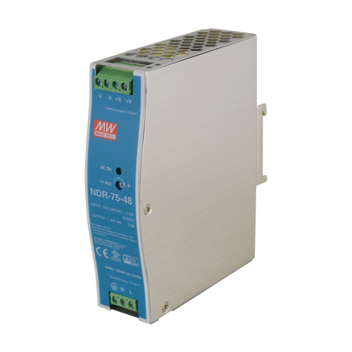 MeanWell NDR-75-48 – Sursa de alimentare in comutatie, 48V/1.6A, 76.8W, sina DIN - MEAN WELL NDR-75-48 Sursa de alimentare in comutatie, 48V/1.6A, 76.8W, sina DIN - MEAN WELL NDR-75-48 – MeanWell NDR-75-48