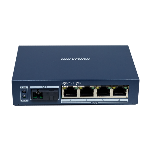 HIKVISION DS-3D504TP-A – Mediaconvertor Gigabit 4 x RJ45 PoE, 1 x SC Single-Mode Bi-directional, 20 km - HIKVISION DS-3D504TP-A Mediaconvertor Gigabit 4 x RJ45 PoE, 1 x SC Single-Mode Bi-directional, 20 km - HIKVISION DS-3D504TP-A – HIKVISION DS-3D504TP-A