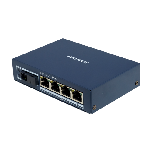 HIKVISION DS-3D504TP-A – Mediaconvertor Gigabit 4 x RJ45 PoE, 1 x SC Single-Mode Bi-directional, 20 km - HIKVISION DS-3D504TP-A Mediaconvertor Gigabit 4 x RJ45 PoE, 1 x SC Single-Mode Bi-directional, 20 km - HIKVISION DS-3D504TP-A – HIKVISION DS-3D504TP-A