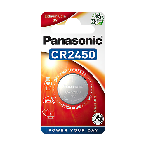 Baterie Lithium 3V, CR2450 - Panasonic BAT-CR2450 – Panasonic BAT-CR2450