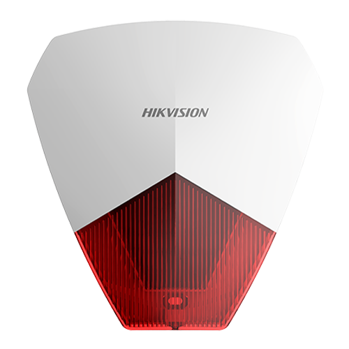 Sirena cablata AX PRO de exterior cu flash, led Rosu, IP54 - HIKVISION DS-PS1-R – HIKVISION DS-PS1-R