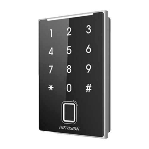 Cititor de proximitate MIFARE, amprenta, tastatura integrata, Bluetooth, Wiegand, RS485 - HIKVISION DS-K1109DKFB – HIKVISION DS-K1109DKFB