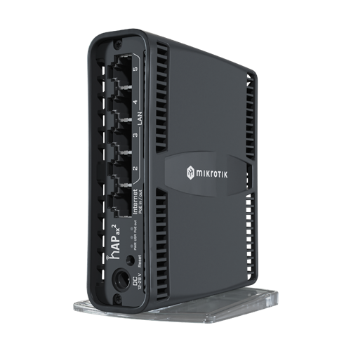 Mikrotik C52iG-5HaxD2HaxD-TC – Router hAP ax², Wi-Fi 6, Dual-Band, AX1800, 4.5/5 dBi, 5 x RJ45 1G, PoE In/Out pasiv - MikroTik C52iG-5HaxD2HaxD-TC Router hAP ax², Wi-Fi 6, Dual-Band, AX1800, 4.5/5 dBi, 5 x RJ45 1G, PoE In/Out pasiv - MikroTik C52iG-5HaxD2HaxD-TC – Mikrotik C52iG-5HaxD2HaxD-TC