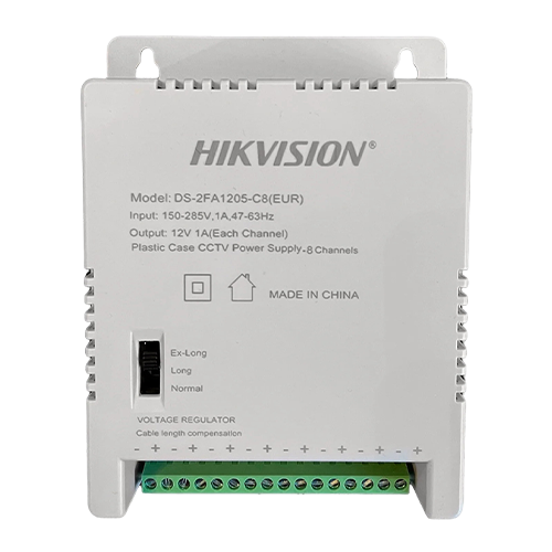 Sursa alimentare cu 8 canale, 12V DC, 5A, 60W - HIKVISION DS-2FA1205-C8 – HIKVISION DS-2FA1205-C8