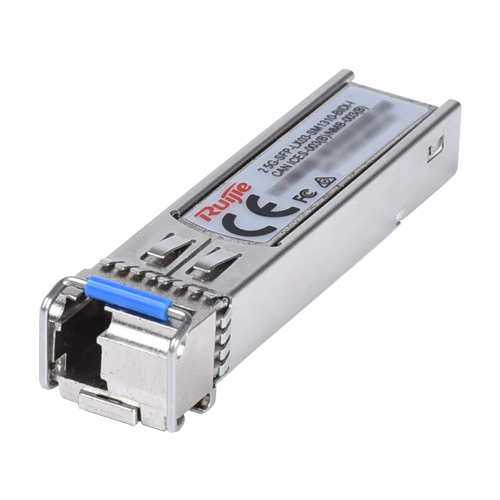 Modul SFP 2.5G, Bidirectional, TX 1310nm, RX 1550nm, Single-mode LC, 3 km - Ruijie LX03-SM1310 – Ruijie Networks LX03-SM1310