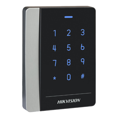 HIKVISION DS-K1102AMK – Cititor de proximitate seria Pro, tastatura, M1 13.56 MHz, RS485, Wiegand 26/34, Buzzer - HIKVISION DS-K1102AMK Cititor de proximitate seria Pro, tastatura, M1 13.56 MHz, RS485, Wiegand 26/34, Buzzer - HIKVISION DS-K1102AMK – HIKVISION DS-K1102AMK