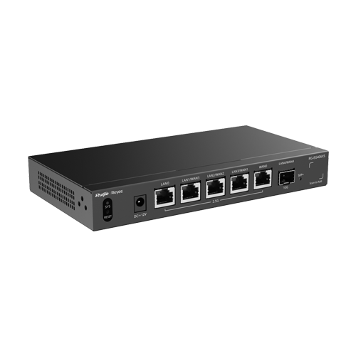 Router 5 x RJ45 2.5G, 1 x SFP+ 10G, Multi-WAN, Cloud Management - Ruijie Reyee RG-EG406XS