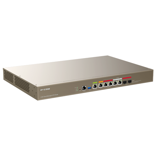 Router VPN, 1 x RJ45 2.5G, 3 x RJ45 1G, 2 x combo SFP/RJ45 1G, Multi-WAN, Cloud Managed - IP-COM M50-F – IP-COM M50-F