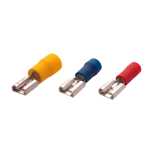 Terminale izolate de tip mama, sec. transversala 0.5-1.5mm, latimea soclului 0.8x4.75mm, 200buc/set PFD-1488 – Plastim PFD-1488