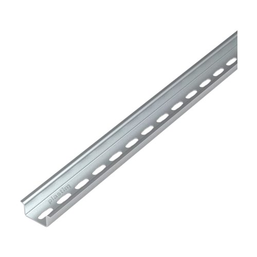 Sina DIN 35x7.5mm, perforata, lungime 2m - Plastim PDR2002 – Plastim PDR2002