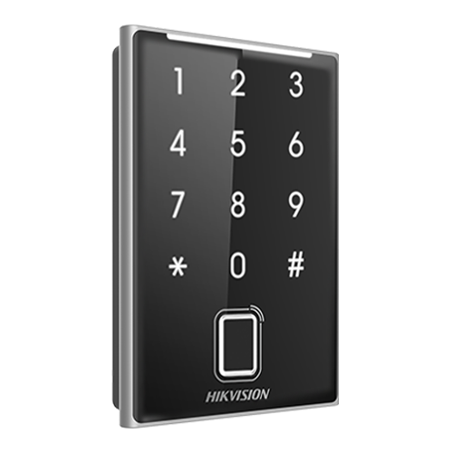Cititor de proximitate MIFARE, amprenta, tastatura integrata, Bluetooth, Wiegand, RS485 - HIKVISION DS-K1109DKFB – HIKVISION DS-K1109DKFB