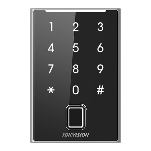 Cititor de proximitate MIFARE, amprenta, tastatura integrata, Bluetooth, Wiegand, RS485 - HIKVISION DS-K1109DKFB – HIKVISION DS-K1109DKFB